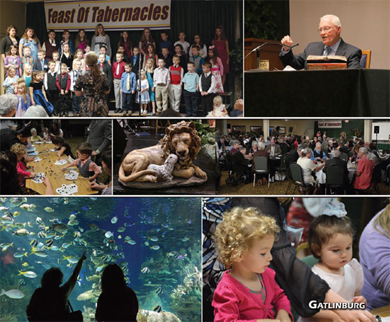 collage of images from Gatlinburg Feast of Tabernacles 2014