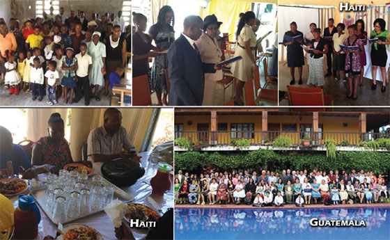 collage of images from Haiti and Guatemala Feast of Tabernacles 2014