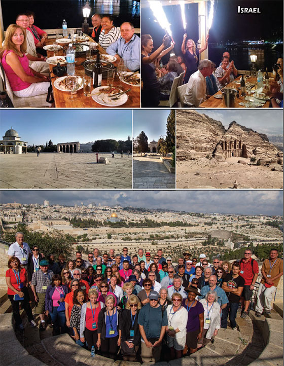 collage of images from Israel Feast of Tabernacles 2014