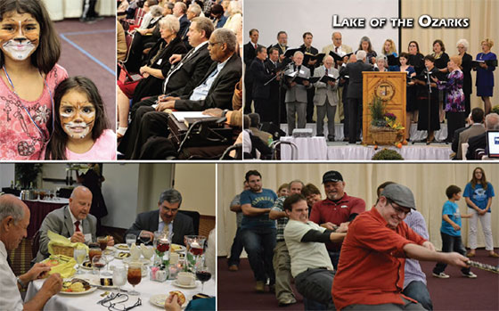collage of images from Lake of the Ozarks Feast of Tabernacles 2014