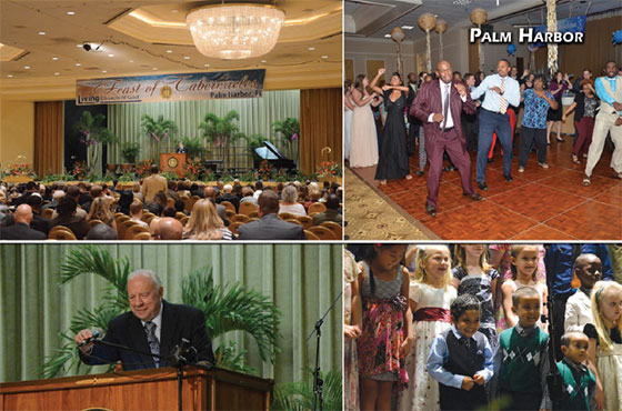 collage of images from Palm Harbor Feast of Tabernacles 2014