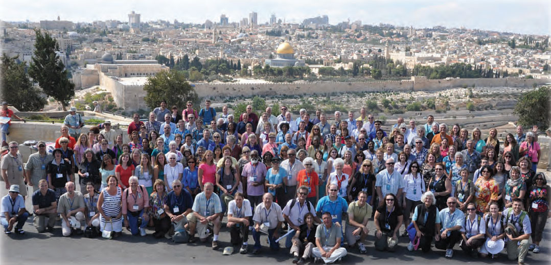 feastgoers in Jerusalem
