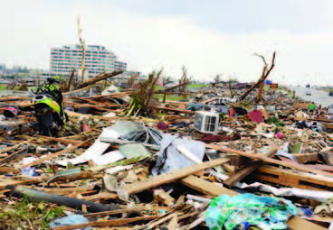 damage from a tornado