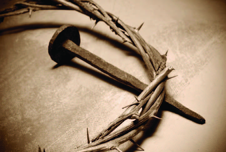 crown of thorns and nail