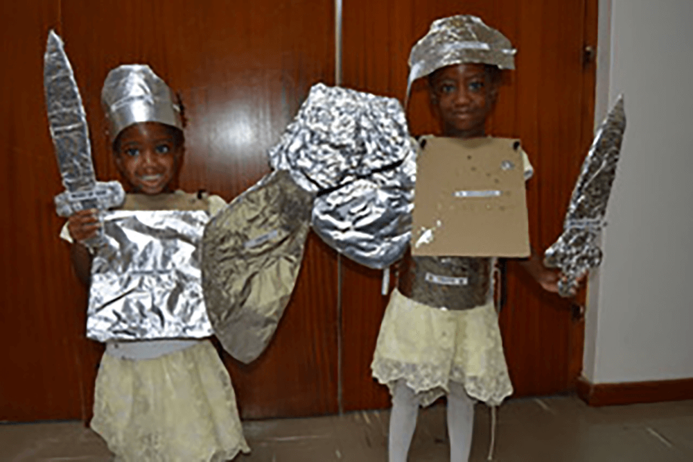 little Christian Soldiers at the feast in Stilbaai