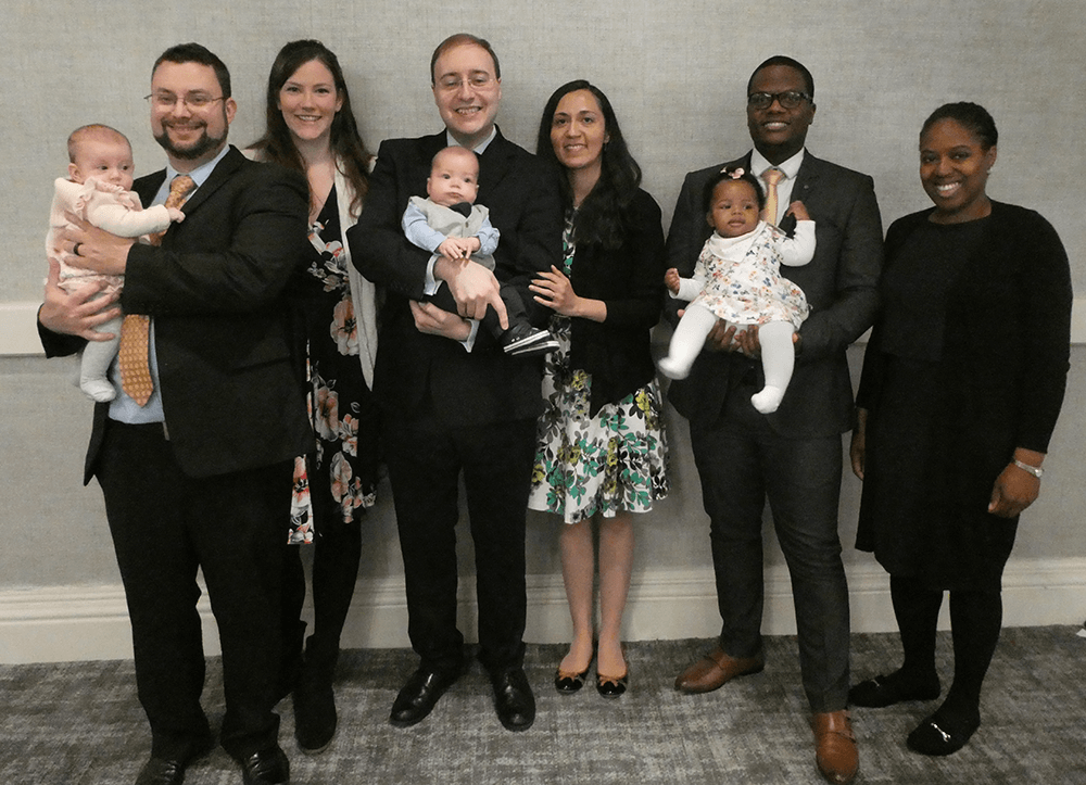 Parents and babies at the Feast in the U.K.