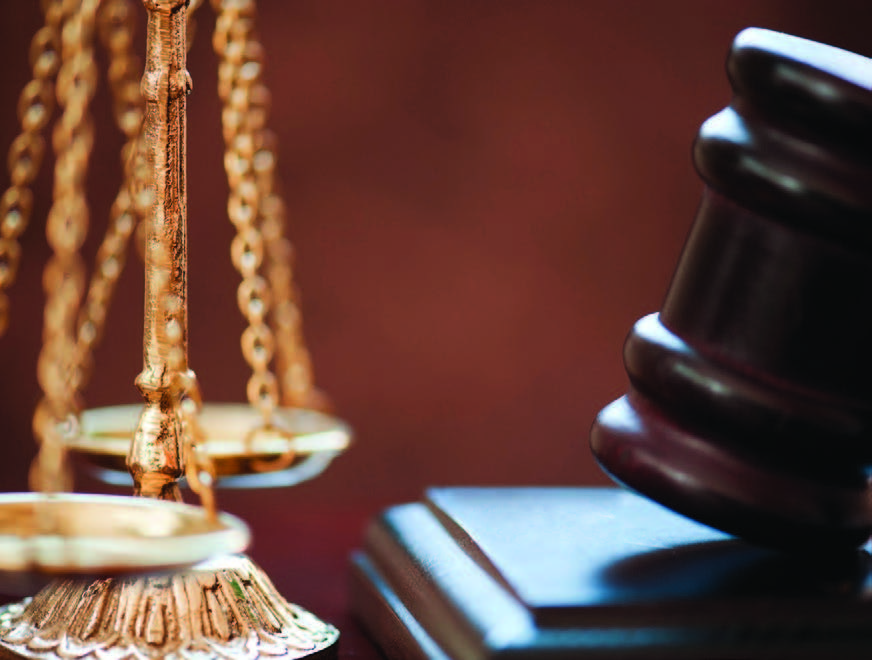 scales and gavel, symbols of justice