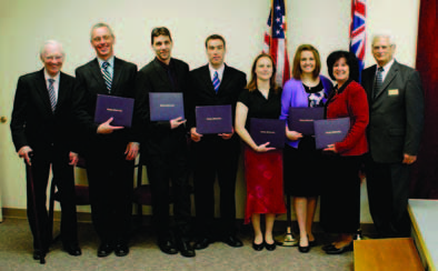 students with diplomas